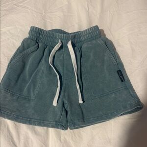 Little Bipsy Teal Kids' Shorts with White Drawstring